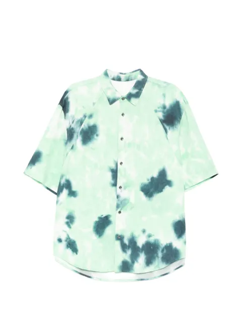 CROQUIS short sleeve tie-dye shirt Green 9Q4210440