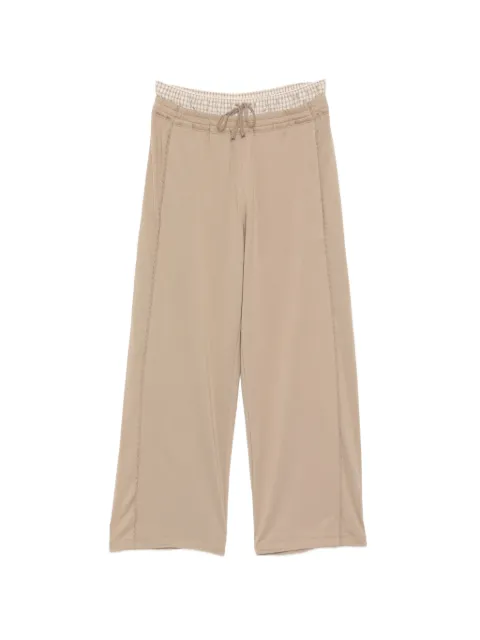 JNBY plaid-waistband trousers Neutrals 5Q4E10800