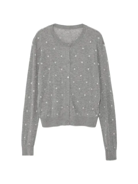 JNBY polka-dot cardigan Grey 5Q3313900