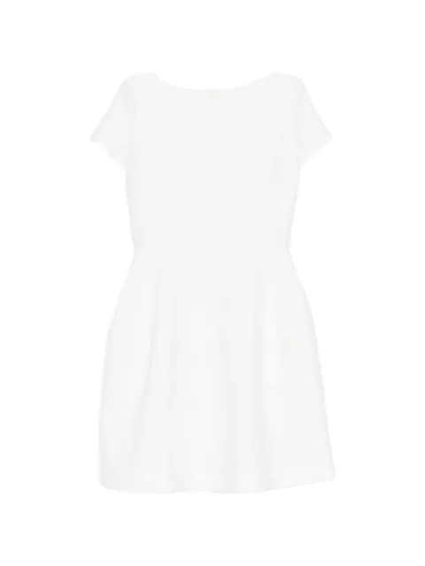 JNBY boat-neck mini dress White 5Q4G14930