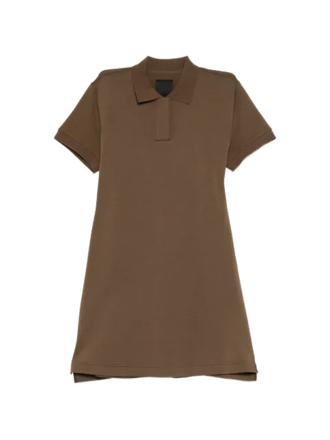 JNBY polo-collar mini dress Brown 5Q4G13480
