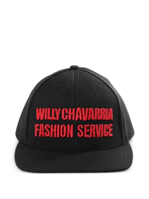 Willy Chavarria embroidery cap Black WCASC0079