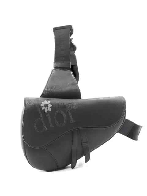 Christian Dior Pre-Owned 2010s x ERL saddle bag Black 1054907