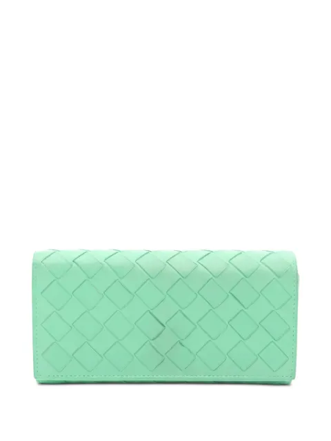 Bottega Veneta Pre-Owned 2000s Intrecciato leather wallet Green 1050085
