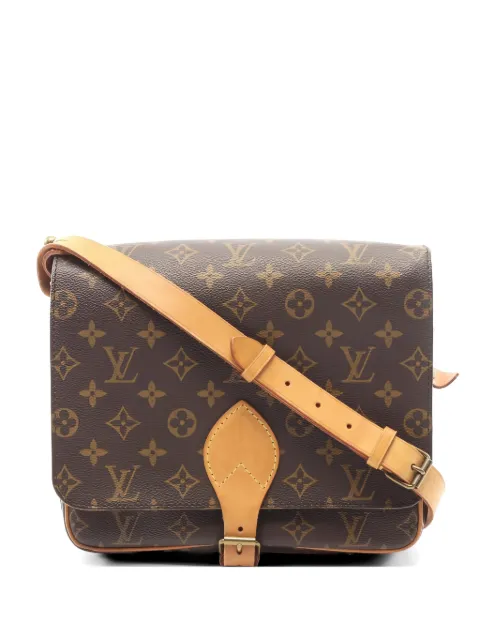 Louis Vuitton Pre-Owned 1999 Cartesier GM monogram leather shoulder bag Brown 10543228909SL