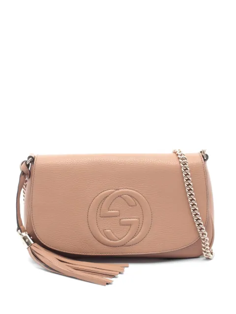 Gucci Pre-Owned 2000s Soho Interlocking G chain shoulder bag Pink 1053658