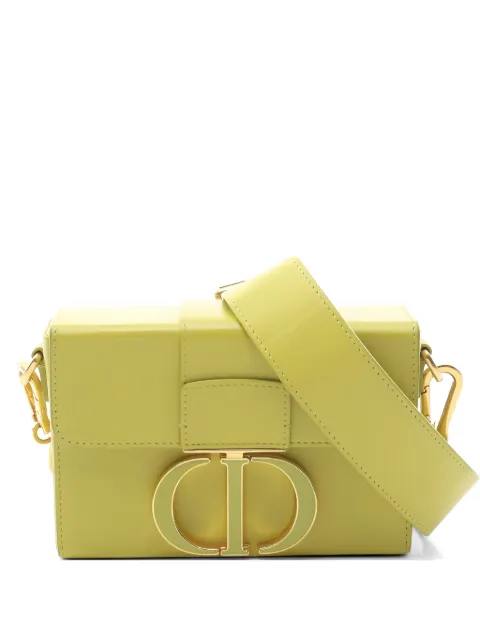 Christian Dior Pre-Owned 2010s 30 Montaigne Box shoulder bag Green 1053385