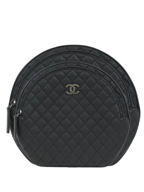 CHANEL Pre-Owned x Monster 1990s-2000s quilted wireless headphones and storage bag Black 135492