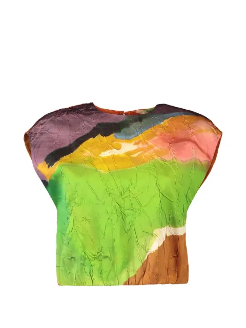 Ulla Johnson Gisella crop top Orange SP260250NABAV