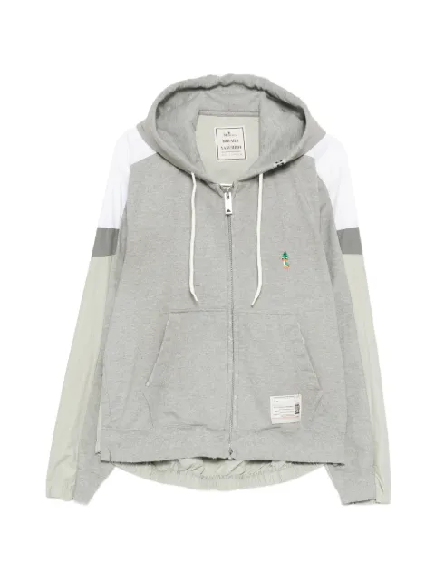 Maison MIHARA YASUHIRO colour-block panelled hoodie Grey A16PK571GRAY