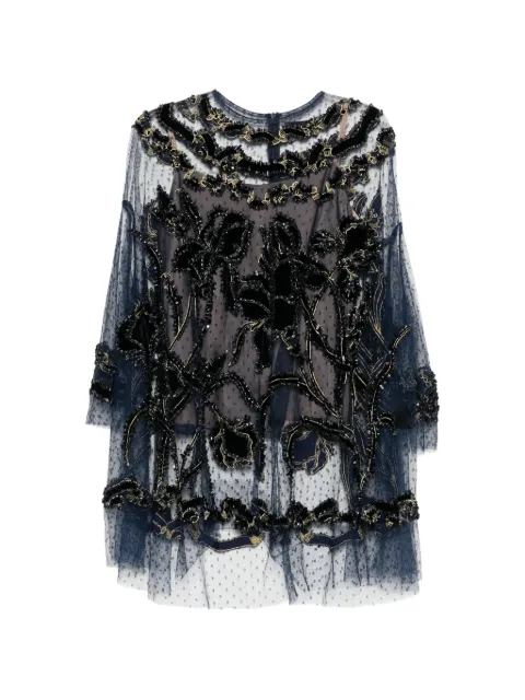 Biyan bead-embellished blouse Blue BBSS26017