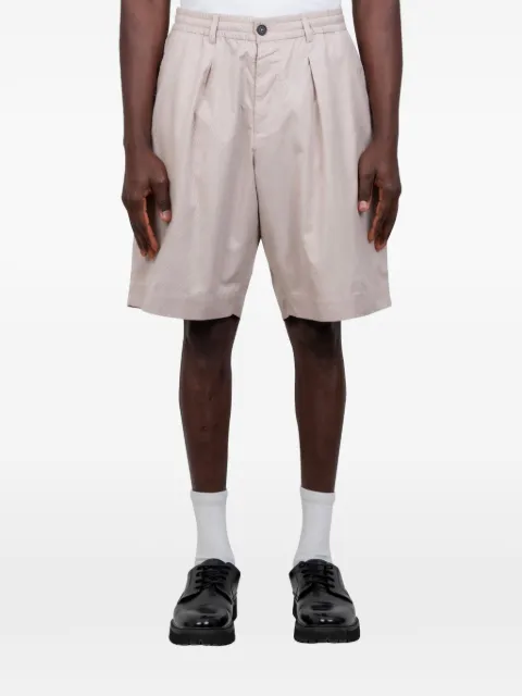 Universal Works pleated shorts Neutrals 34150