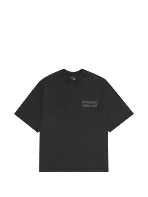 BROKEN PLANET Broken Planet logo T-shirt Black BPSLTMBK0012026