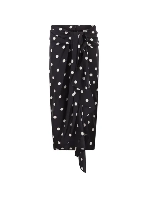 Sportmax polka-dot bow skirt Black 2612101012600