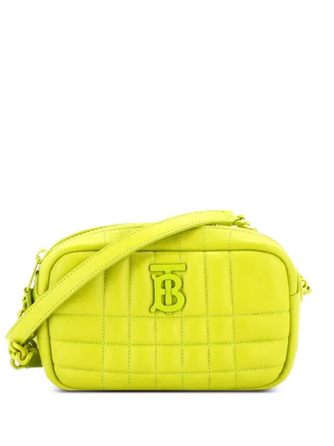 Burberry Pre-Owned Lola Camera Bag Quilted Leather Mini crossbody bag Green AUBDTOYQJ3RQ5Y5U