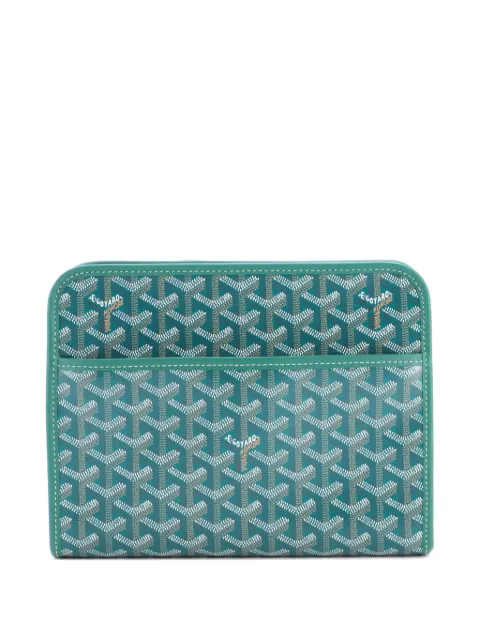 Goyard Pre-Owned Jouvence Toiletry Pouch Coated Canvas MM clutch bag Green 40G6DS3IWLU6TUI6