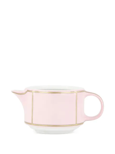 GINORI 1735 geometric porcelain teapot Pink 008RG00FLT000010300G00134902