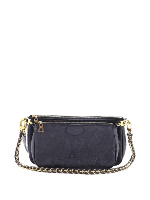 Louis Vuitton Pre-Owned Multi Pochette Accessoires Monogram Empreinte Giant crossbody bag Black NMCYIZKR5LGHO3YE
