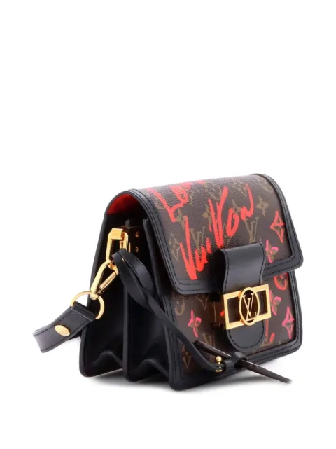 Louis Vuitton Pre-Owned Dauphine Shoulder Bag Limited Edition Fall in Love Monogram Canvas Mini crossbody bag Brown BHVCLNOSARPWMOW6