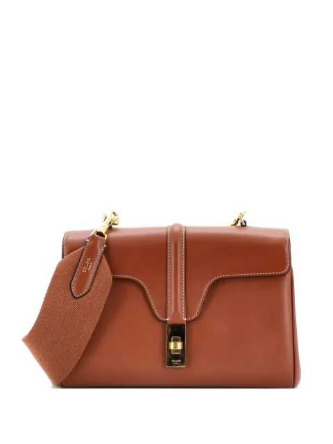 Celine Pre-Owned Soft 16 Bag Smooth Calfskin Teen shoulder bag Brown WRUFZMAFSTRCZX67