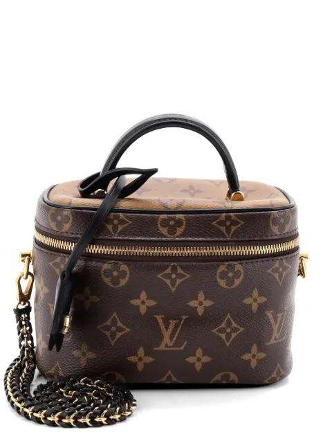 Louis Vuitton Pre-Owned Vanity Handbag Reverse Monogram Canvas PM satchel Brown S9Z0F231LIWSRCLR