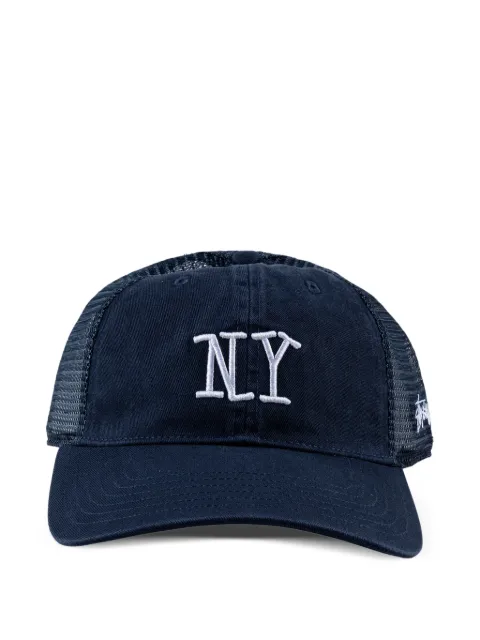 Stüssy New York Chapter embroidered cap Blue STUS411