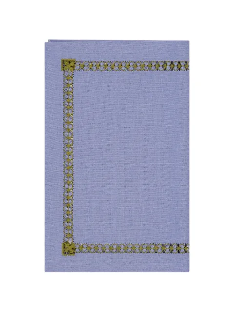HOUSE OF CAPRICORN Maria embroidered placemat Blue 90027