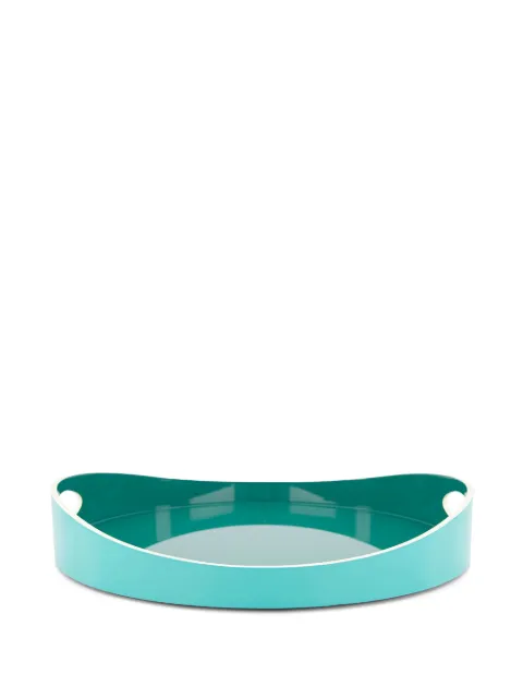 MAISON SARAH LAVOINE Large Lagoon Basile Tray Green 12DECPLABAS40