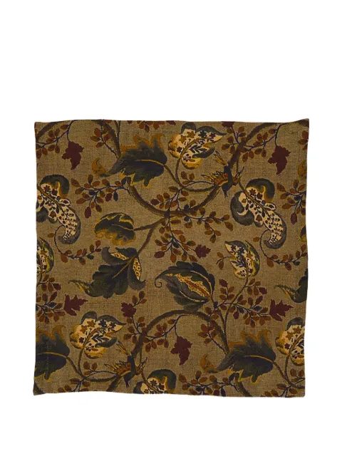 The House of Lyria floral-print napkin Neutrals TOV37NICONE