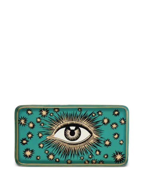 Les-Ottomans Eye star-motif tray Green EYT03