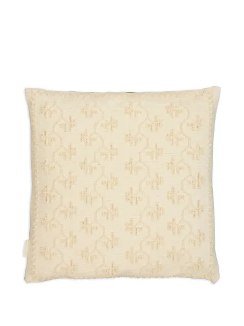HOUSE OF CAPRICORN Mafalda stripes cotton cushion Neutrals 90185