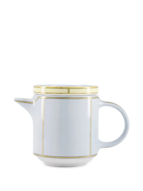 GINORI 1735 Diva covered celeste porcelain coffeepot White 008RG00FCF300010500G00134903