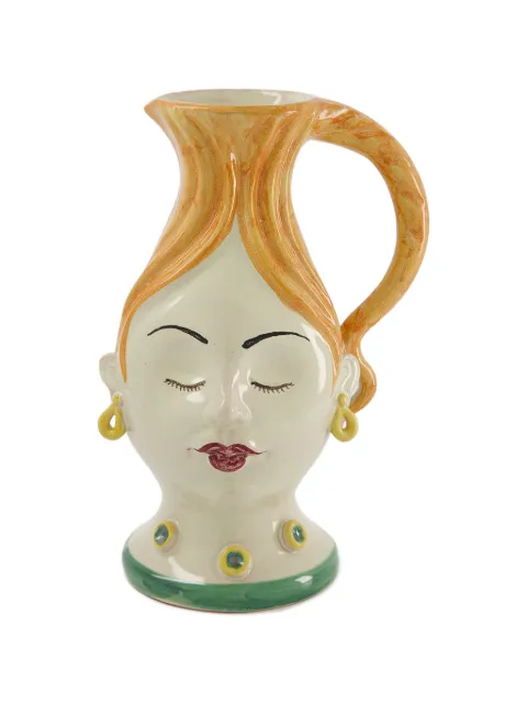 Les-Ottomans sicilian head home decor White SB05