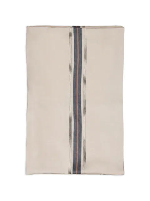 LIBECO striped tablecloth Neutrals 166153