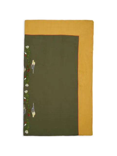 PAULA embroidered tablecloth Green TBLTOPTBLCLTHBELEM