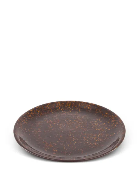 HOUSE OF CAPRICORN Tartaruga ceramic plate Brown 90123