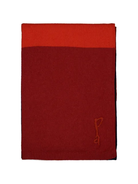 PAULA striped blanket Red TXTTHROWSTRP