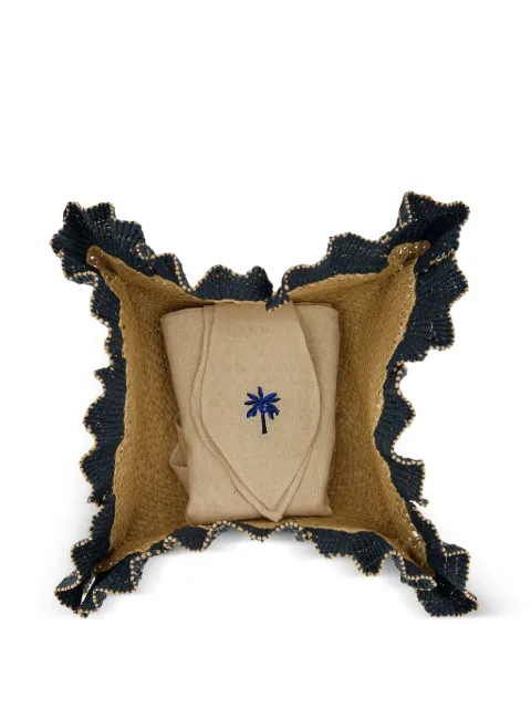 Johanna Ortiz ruffled bread basket Neutrals HM00324