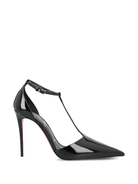 Christian Louboutin T-strap point-toe pumps Black 1260508B439