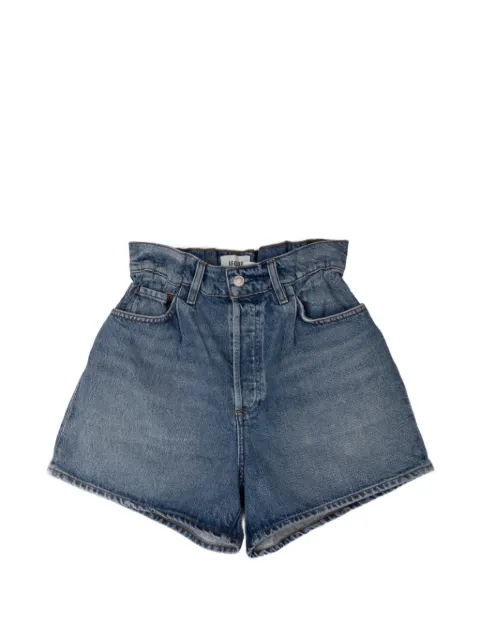 AGOLDE Lyonne high-waisted shorts Blue A92481885