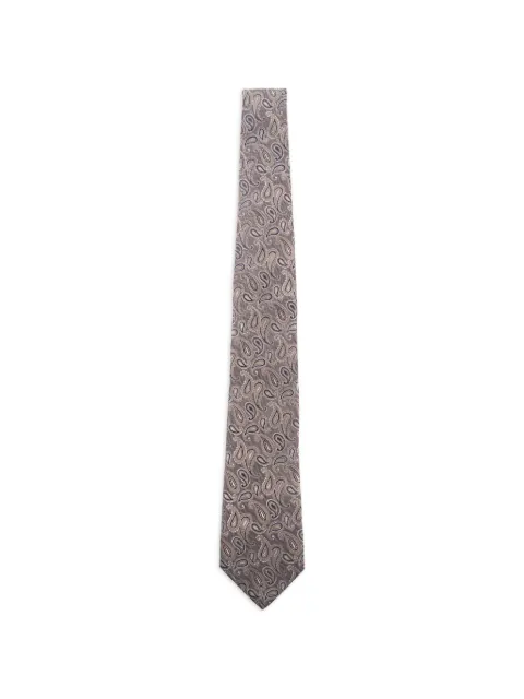 ETRO jacquard paisley-print silk tie Brown MASA0001AQ451