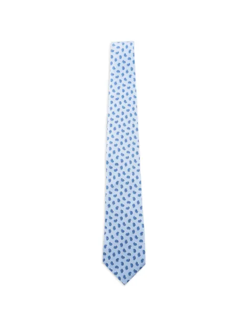 ETRO jacquard paisley-print silk tie Blue MASA0001AKI15