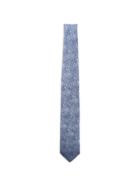 ETRO jacquard paisley-print silk tie Blue MASA0001AQ451