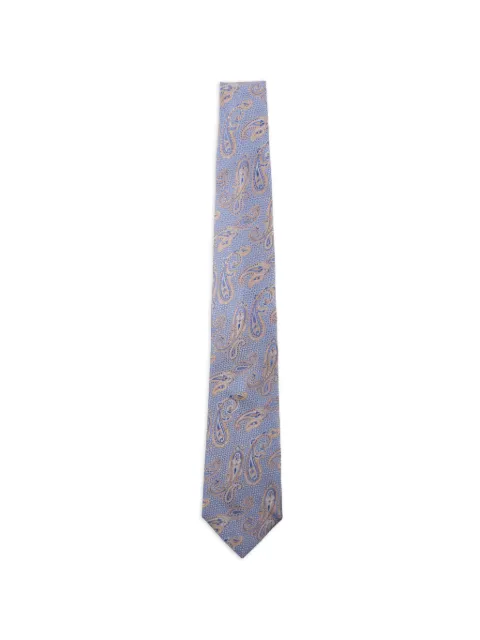 ETRO paisley-pattern silk tie Blue MASA0001AQ459