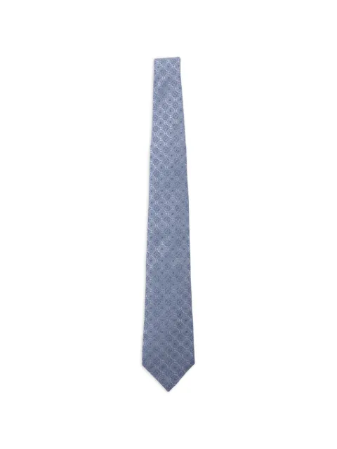 ETRO patterned silk tie Blue MASA0001AQ462