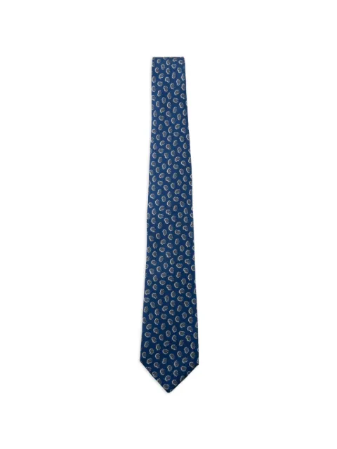 ETRO paisley-pattern silk tie Blue MASA0001AKI15
