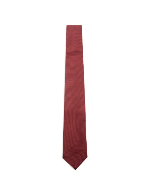 ETRO stripes silk tie Red MASA0001AQ457