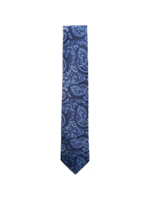 ETRO jacquard paisley-print silk tie Blue MASA0001AQ463