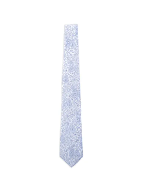 ETRO jacquard paisley-print silk tie Blue MASA0001AQ461