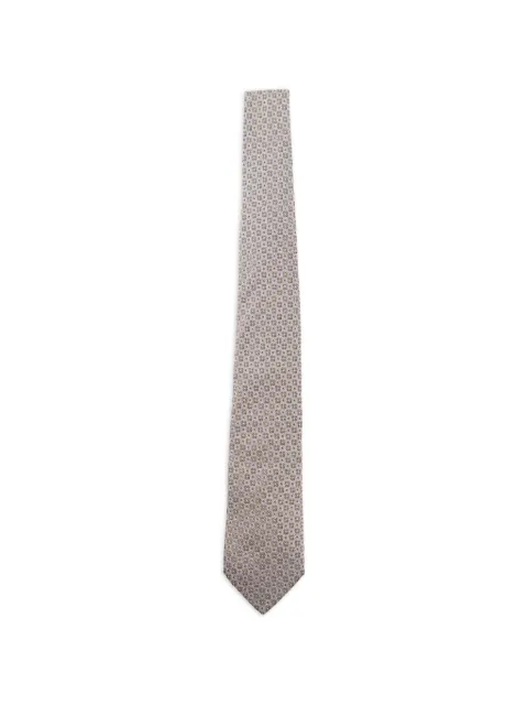 ETRO jacquard pattern silk tie Neutrals MASA0001AQ460